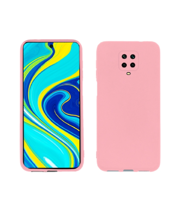 TPU SILICONE REDMI NOTE 9 PRO ROSA
