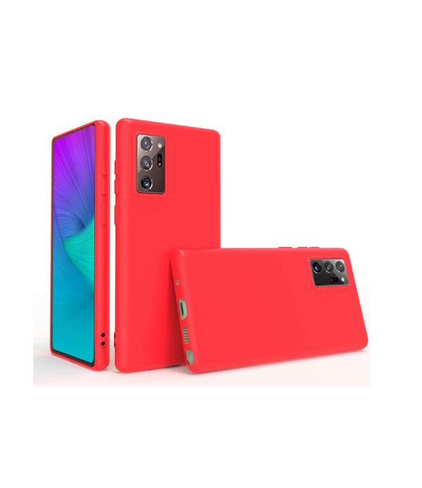 TPU SILICONE NOTE 20 PLUS ROJO