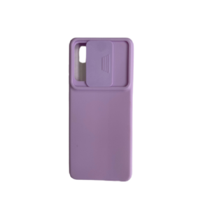 TPU S21 CUBRE CAMARA LILA