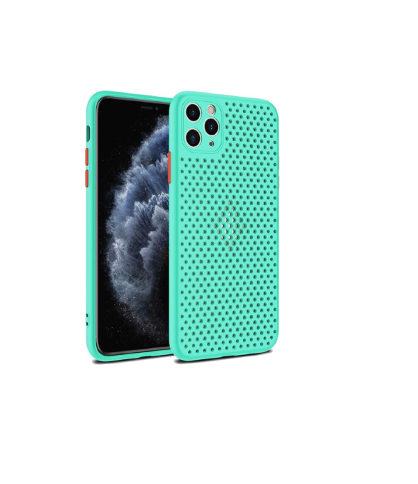 TPU IPHONE 12 PRO MAX AIREADO VERDE AGUA