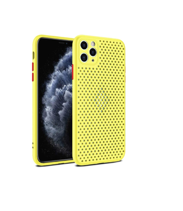 TPU IPHONE 12 PRO MAX AIREADO AMARILLO