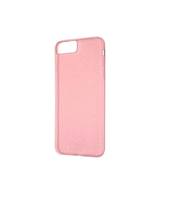 TPU IPHONE 7 TOTU SHINY TRANSP ROSA