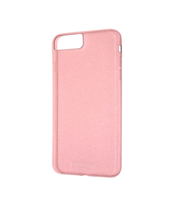 TPU IPHONE 7 PLUS TOTU SHINY TRANSP ROSA