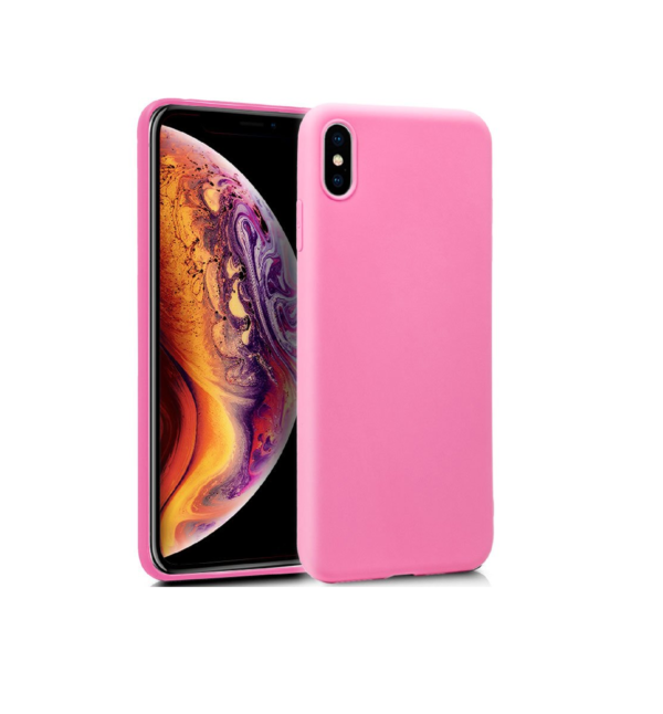 TPU SILICONE IPHONE XS MAX ROSA