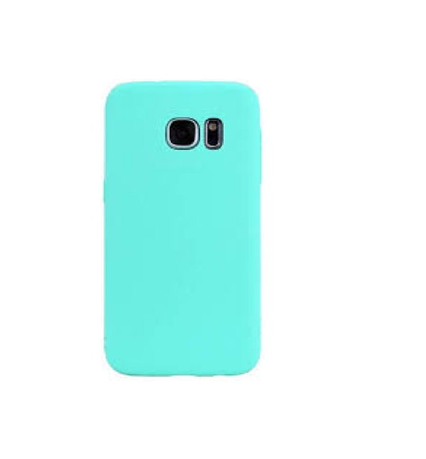TPU SILICONE S7 EDGE CELESTE