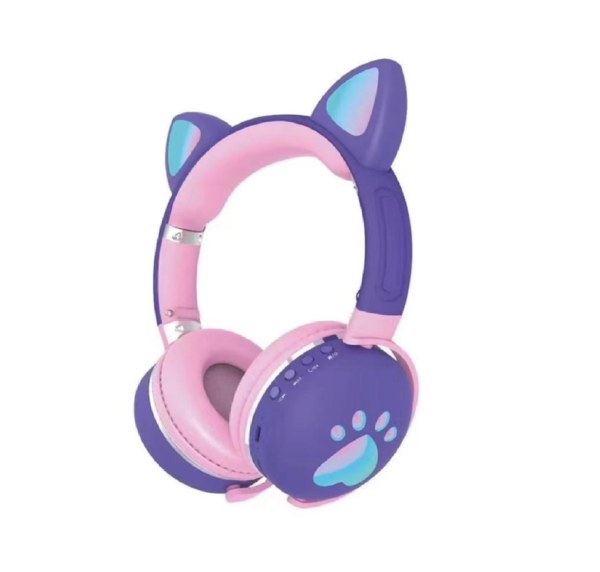 AURICULAR BLUETOOTH ME-1 LUO GATO LILA