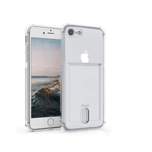 TPU IPHONE 7 PORTA TARJETA TRANSPARENTE