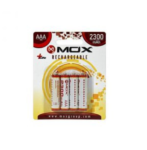 PILA RECARGABLE MOX AAA X4