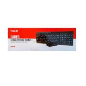 TECLADO C/ MOUSE CABLE COMBO HAVIT