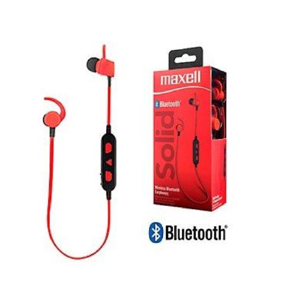 AURICULAR BLUETOOTH BT1000 MAXELL ROJO
