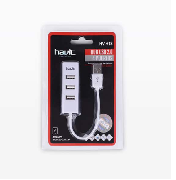 ADAPTADOR AURICULAR Y CARGA IPHONE H18 HAVIT
