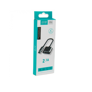 ADAPTADOR AURICULAR Y CARGA IPHONE LU-05