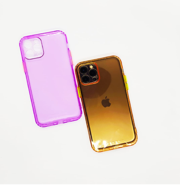 TPU IPHONE 12 PRO BICOLOR FLUOR 6.1