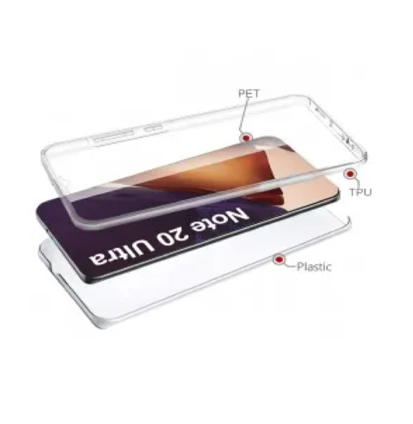 TPU NOTE 20 ULTRA 360 TRANSPARENTE