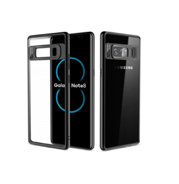 TPU NOTE 8 BASEUS TRANS BORDE NEGRO