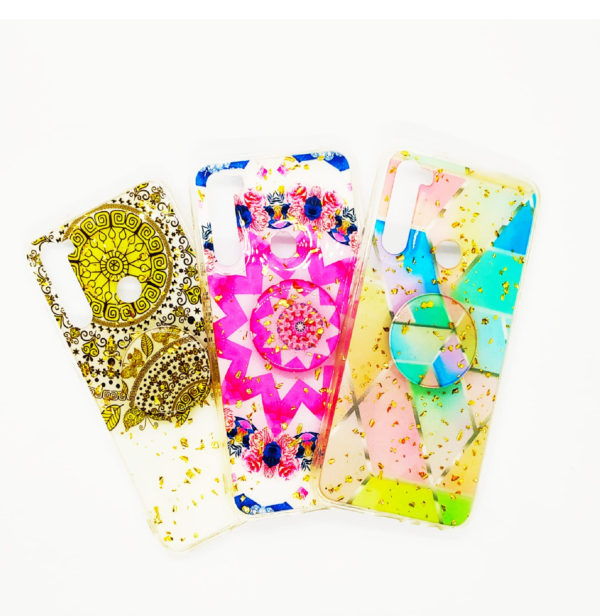 TPU REDMI NOTE 8 DISEÑO C/POPHOLDER