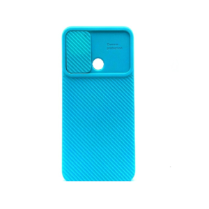 TPU S21 CUBRE CAMARA CELESTE
