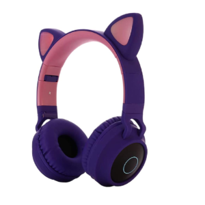 AURICULAR BLUETOOTH B39 GATO LILA