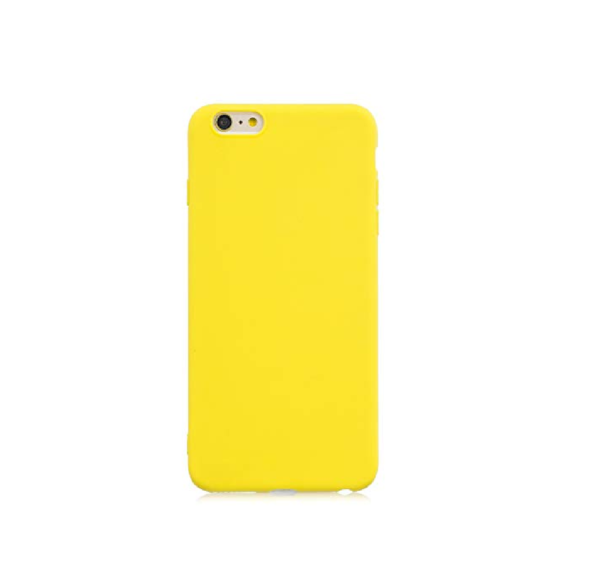 TPU SILICONE IPHONE 6 PLUS AMARILLO