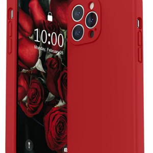 TPU SILICONE IPHONE 13 PRO MAX ROJO