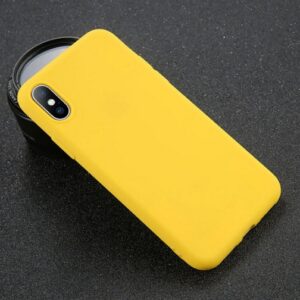 TPU SILICONE IPHONE XS MAX AMARILLO