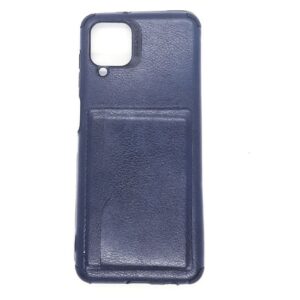 TPU A12 PORTA TARJETA AZUL CUERO