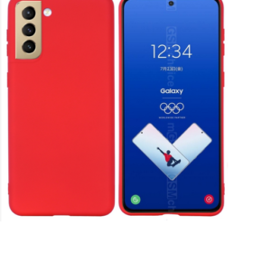TPU SILICONE S21 FE ROJO