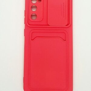 TPU S20 FE PORTA TARJETA CORAL
