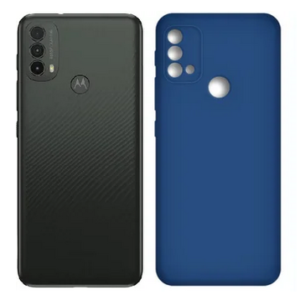 TPU SILICONE MOTOROLA E40 AZUL