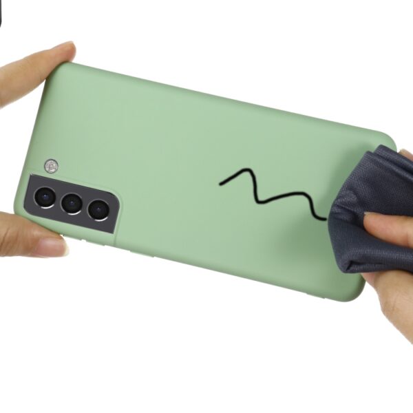 TPU SILICONE S22 VERDE AGUA - Imagen 3