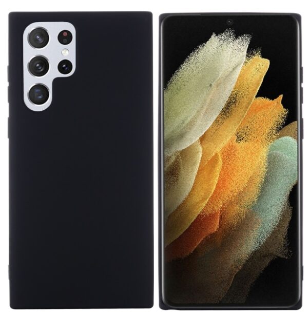 TPU SILICONE S22 ULTRA NEGRO