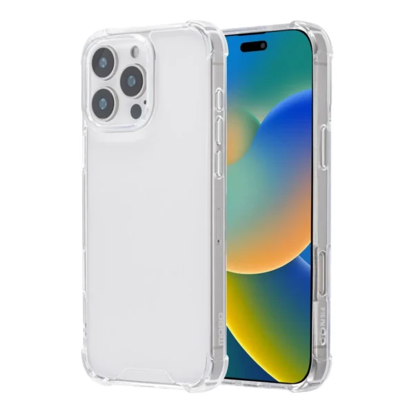 TPU MOBO IPHONE 16 PRO MAX LIGHT TRANSPARENTE - Imagen 2